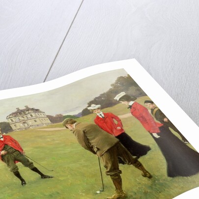 Golf Players at Copenhagen Golf Club by Paul Fischer