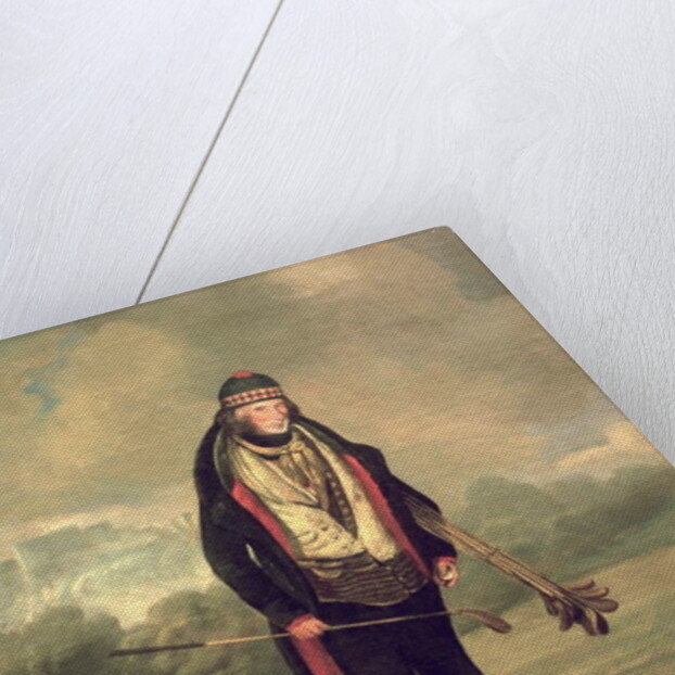 Caddie Willie at Bruntsfield, Edinburgh, 1824 by C.H Robertson