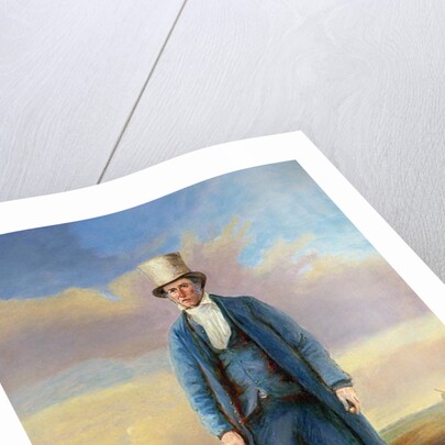 `Old Alick`, Alick Brotherton the Holemaker of Royal Blackheath Golf Club, c.1835 by R.S.E Gallen