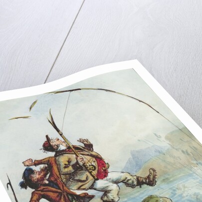 Mr Lovejoy's Holiday Trip to the Highlands Salmon Trout Fishing by Ernest Henry Griset