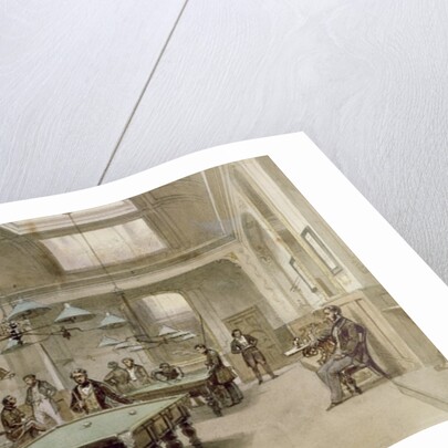 A Billiard Room, 1861 by Carl Friedrich Heinrich Werner