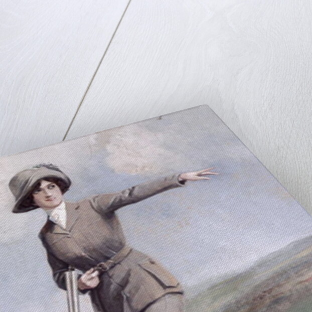 A Lady out Shooting by S.A May