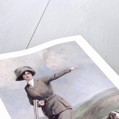 A Lady out Shooting by S.A May