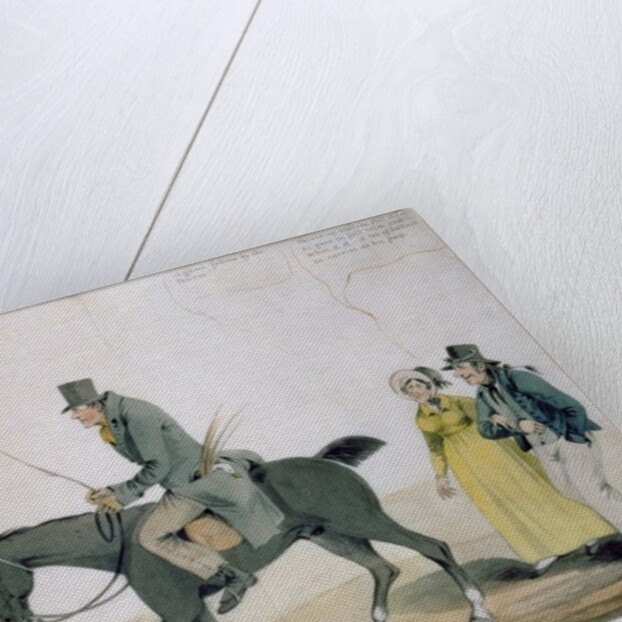 A Justass of the Peace Returning from Sessions by Henry William Bunbury