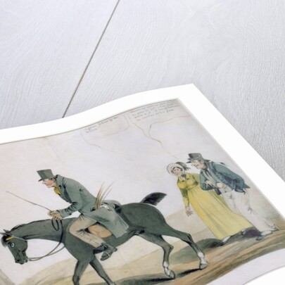 A Justass of the Peace Returning from Sessions by Henry William Bunbury