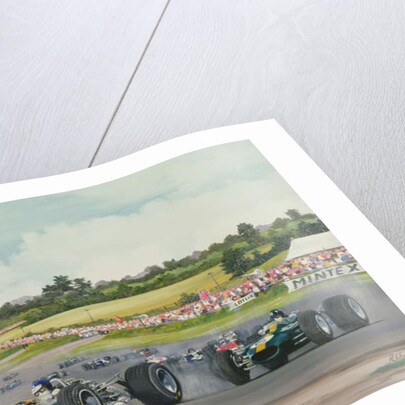 The First Lap - 1967, British Grand Prix at Silverstone, 1986 by Richard Wheatland