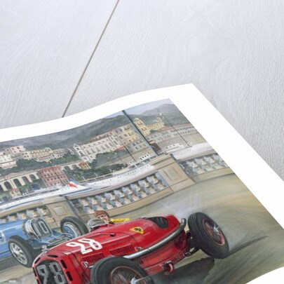Duel on the Harbour Front, Monaco Grand Prix in 1933 by Richard Wheatland