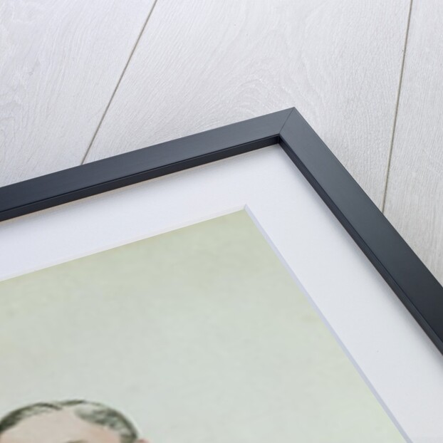 A Rowing Type, caricature of Edward VII 1880 by F.H. Manby