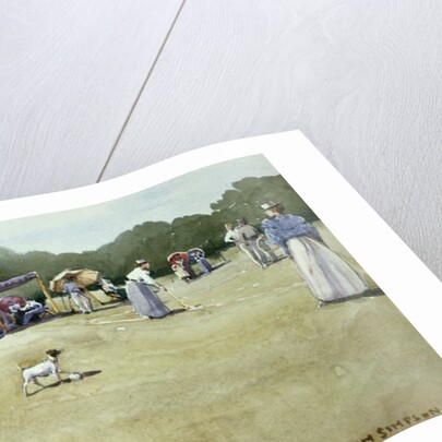 The Tennis Party by Tom Simpson