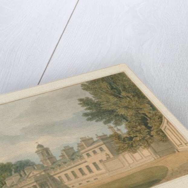 Bedfordshire - Woburn Abbey, 1824 by John Chessell Buckler