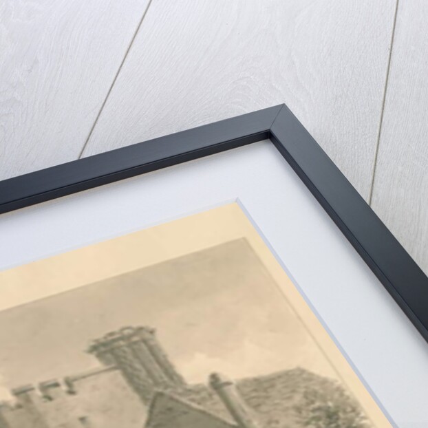 Buckinghamshire - Chenies Hall: sepia drawing, 1824 by John Chessell Buckler