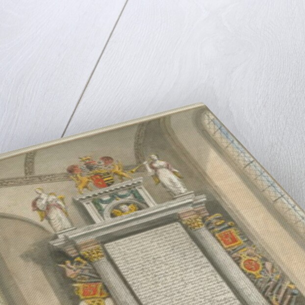 Cornwall - Kilkhampton Church - Monument of Sir Bevil Grenville, 1827 by John Buckler