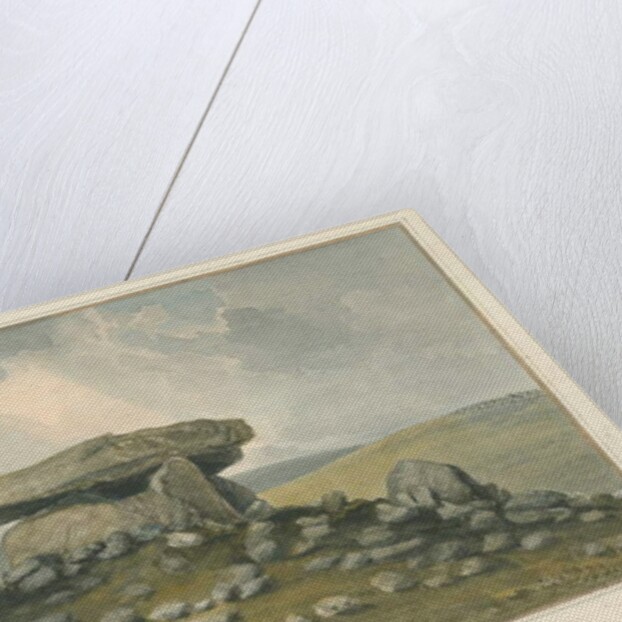 Cornwall - Morvah - 'The Cromlech', 1821 by John Buckler