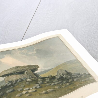 Cornwall - Morvah - 'The Cromlech', 1821 by John Buckler