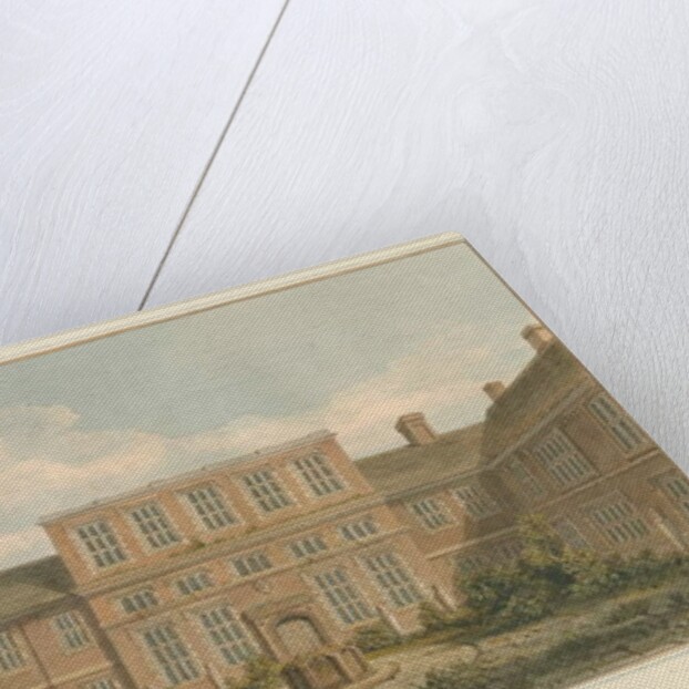 Essex - Gosfield Hall - The Court, 1824 by John Chessell Buckler