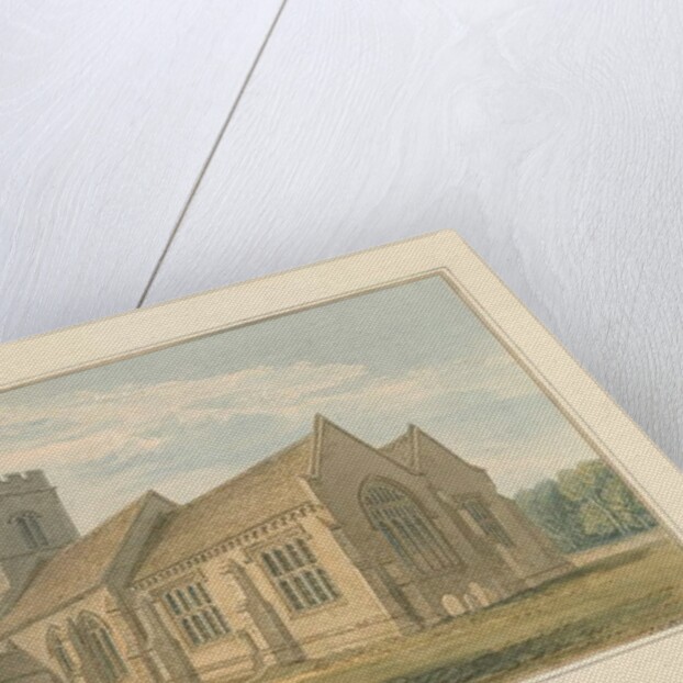 Essex - Gosfield Church, 1824 by John Chessell Buckler