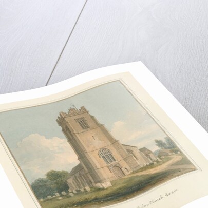 Essex - Earls Colne Church, 1824 by John Buckler