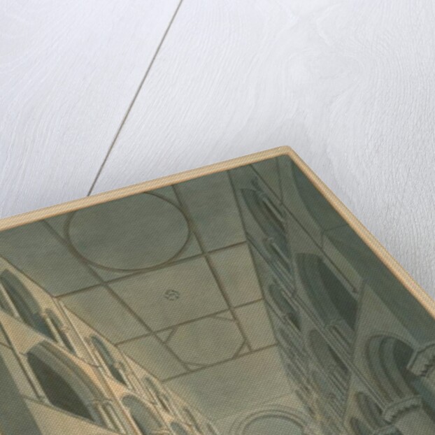 Essex - Waltham Abbey - Interior, 1802 by John Buckler