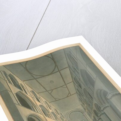 Essex - Waltham Abbey - Interior, 1802 by John Buckler