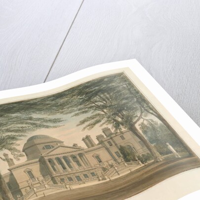 Middlesex - Chiswick House, 1822 by John Buckler