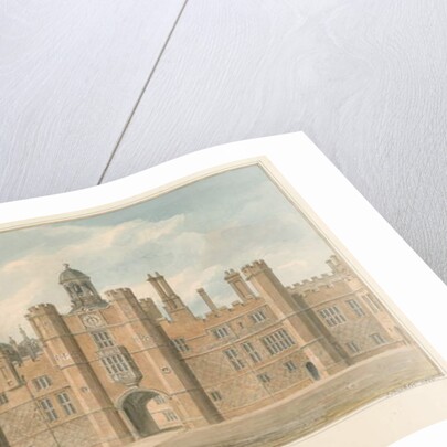 Middlesex - Hampton Court - First Quadrangle, 1826 by John Buckler