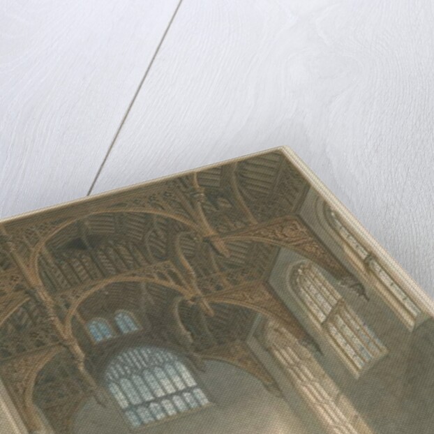 Middlesex - Hampton Court - Interior of Hall, 1821 by John Buckler