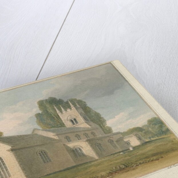 Norfolk - Houghton Church, 1826 by John Chessell Buckler