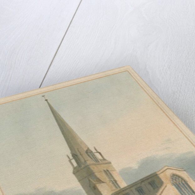 Oxfordshire - Bampton Church, 1802 by John Buckler