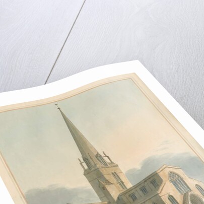 Oxfordshire - Bampton Church, 1802 by John Buckler