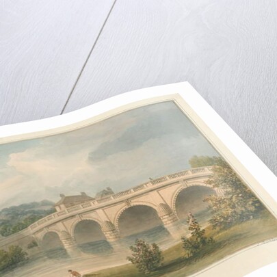Oxfordshire - Henley upon Thames Bridge, 1826 by John Buckler