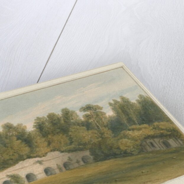 Oxfordshire - Henley upon Thames - Roman Amphitheatre at Park Place , 1826 by John Buckler