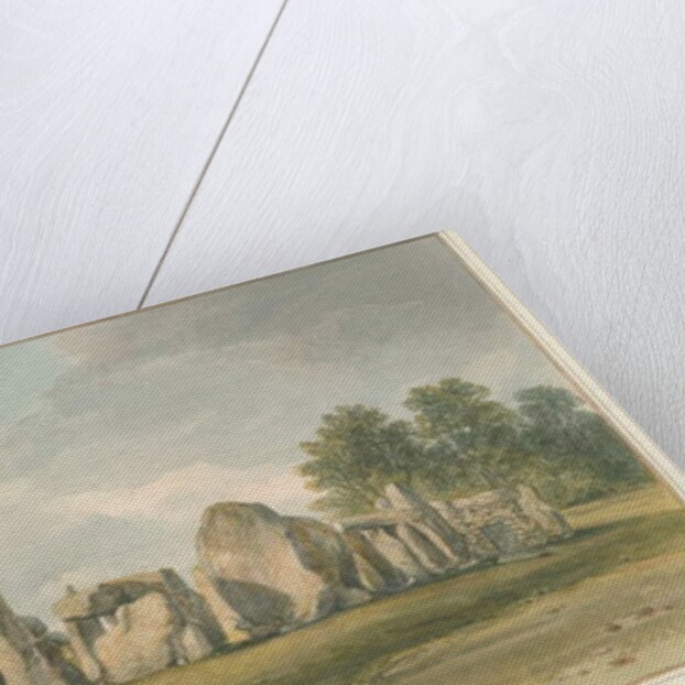 Oxfordshire - Henley upon Thames - Druidical Temple at Park Place, 1826 by John Buckler