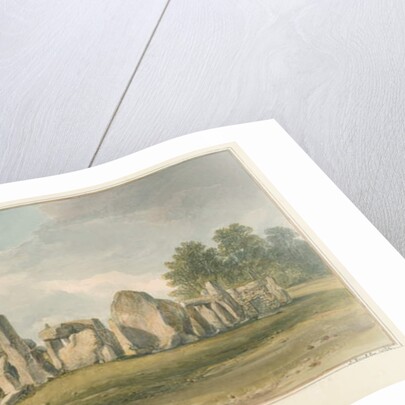 Oxfordshire - Henley upon Thames - Druidical Temple at Park Place, 1826 by John Buckler