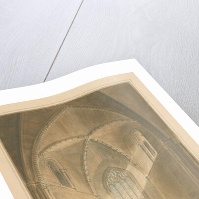 Oxfordshire - Oxford - Interior of Chancel of St. Peter's Church, 1811 by John Chessell Buckler