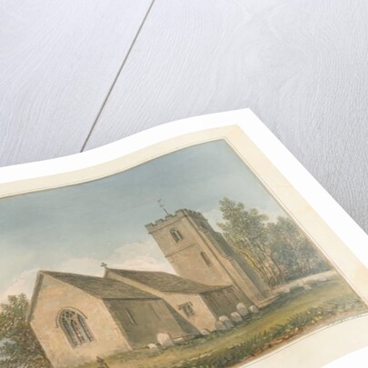 Oxfordshire - Shiplake Church, 1830 by John Buckler