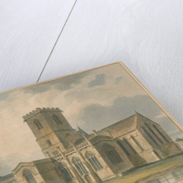 Oxfordshire - Stanton Harcourt Church, 1830 by John Buckler