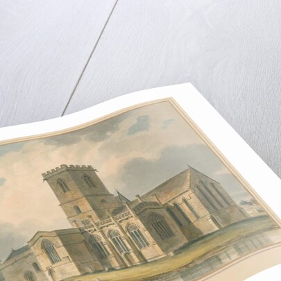 Oxfordshire - Stanton Harcourt Church, 1830 by John Buckler