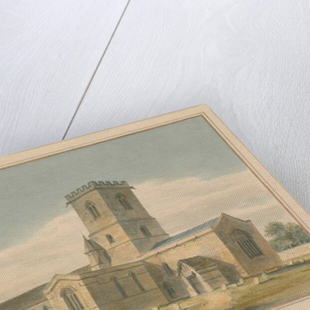 Oxfordshire - Stanton Harcourt Church, 1803 by John Buckler