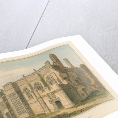 Sussex - Cowdray House, 1825 by John Chessell Buckler