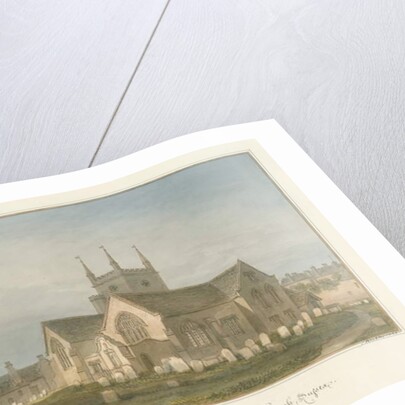 Sussex - Petworth Church, 1825 by John Buckler