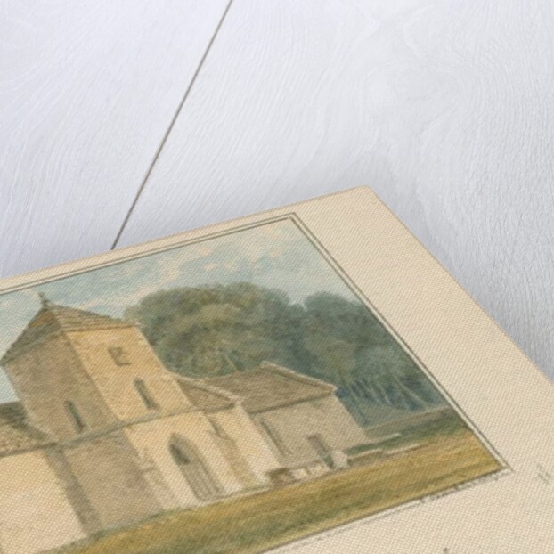 Wiltshire - Berwick Saint Leonard Church, 1817 by John Buckler