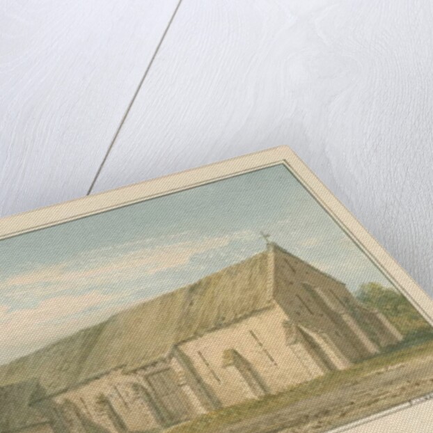 Wiltshire - Place Farm - Old Barn, 1817 by John Buckler