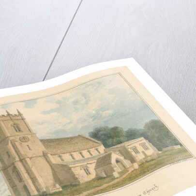 Wiltshire - Donhead Saint Mary Church, 1804 by John Buckler