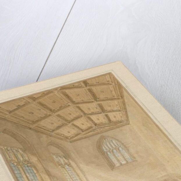 Wiltshire - Sarum - Interior of Chapel in Bishop's Palace, 1800 by John Buckler