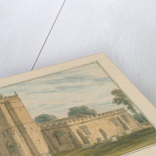 Wiltshire - Semley Church, 1817 by John Buckler