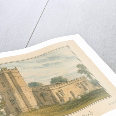 Wiltshire - Semley Church, 1817 by John Buckler