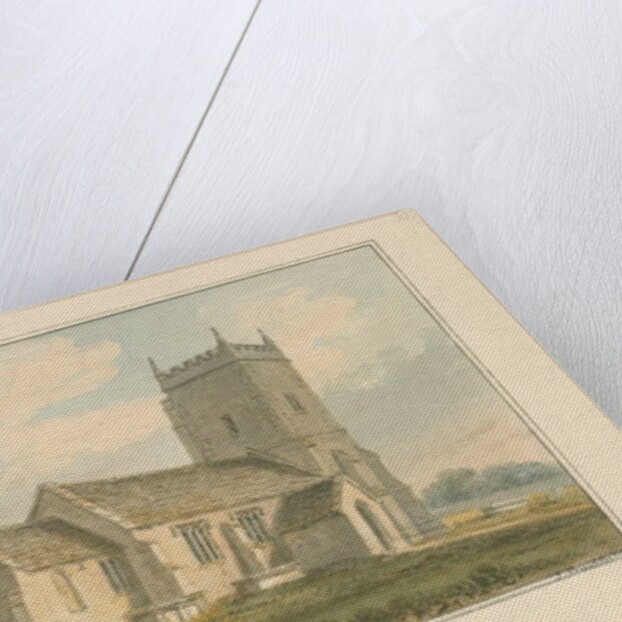 Wiltshire - Semley Church, 1817 by John Buckler