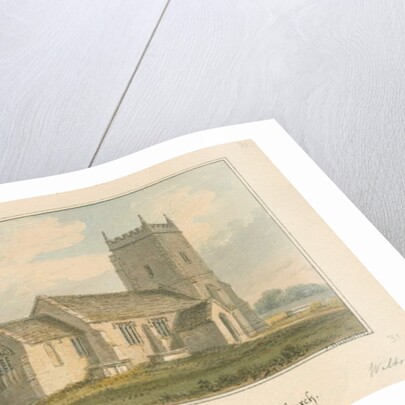 Wiltshire - Semley Church, 1817 by John Buckler
