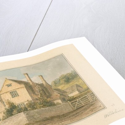 Wiltshire - Swallowcliff Manor House, 1817 by John Buckler