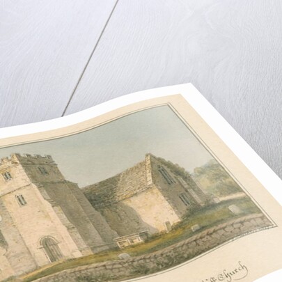 Wiltshire - Swallowcliffe Church, 1817 by John Buckler